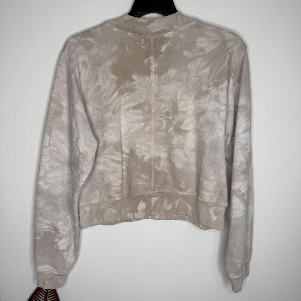 J23 COTTON‎ CITIZEN MILAN CROP SWEATSHIRT - TIE DYE OATMEALCRYSTAL Sz S - Picture 5 of 5
